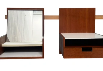 Two EU/NU-11 Japanese Series Wall Cabinets by Cees Braakman for Pastoe, 1958